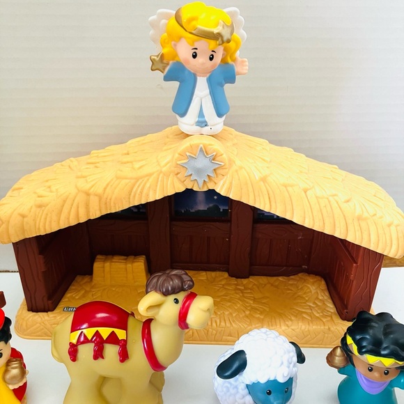 Fisher Price Little People 2002 Nativity Set With 11 Figures No Tree Or Carriage - Picture 4 of 10